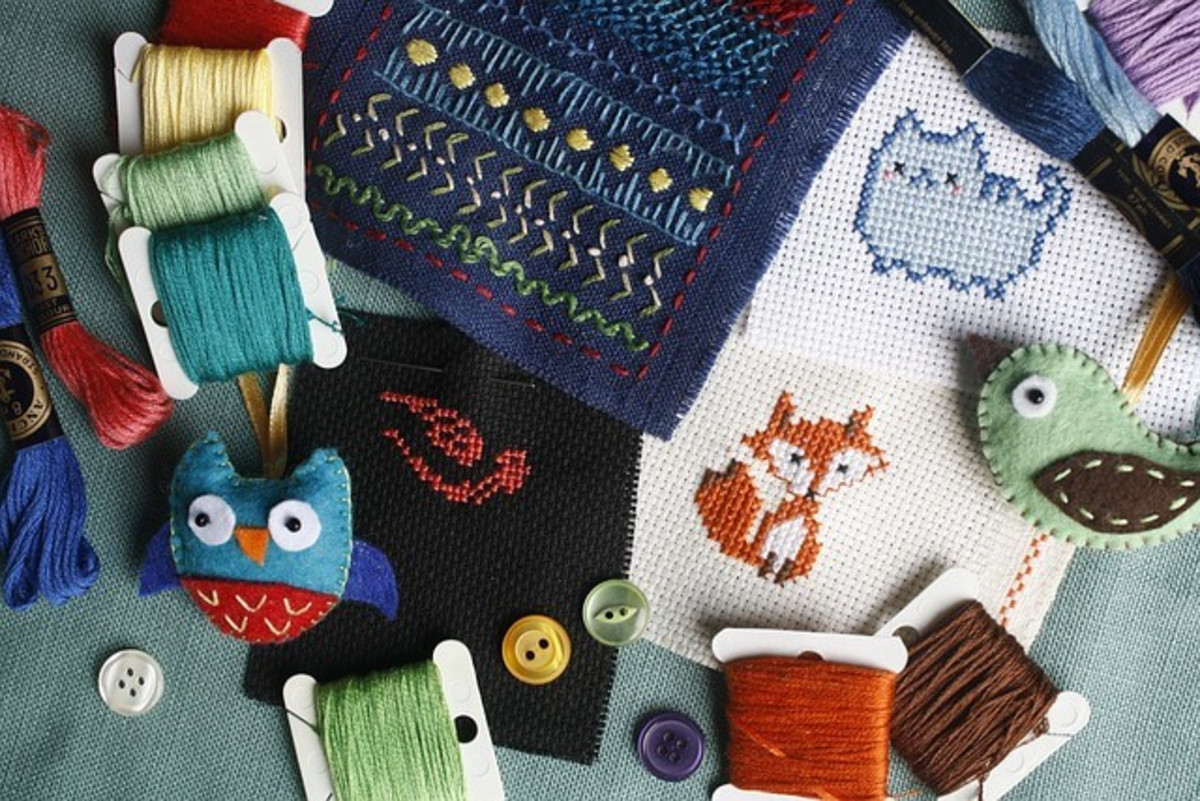 Broderie.
